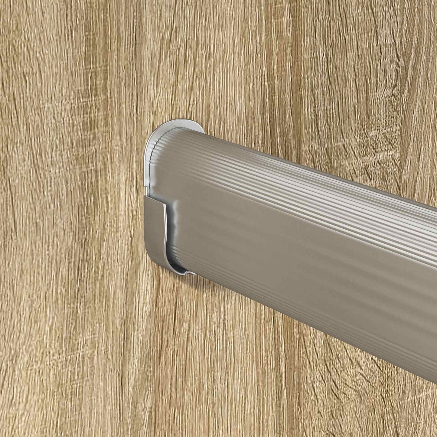 Kleiderstange 12 stk. Silber 372 x 15 x 29 mm