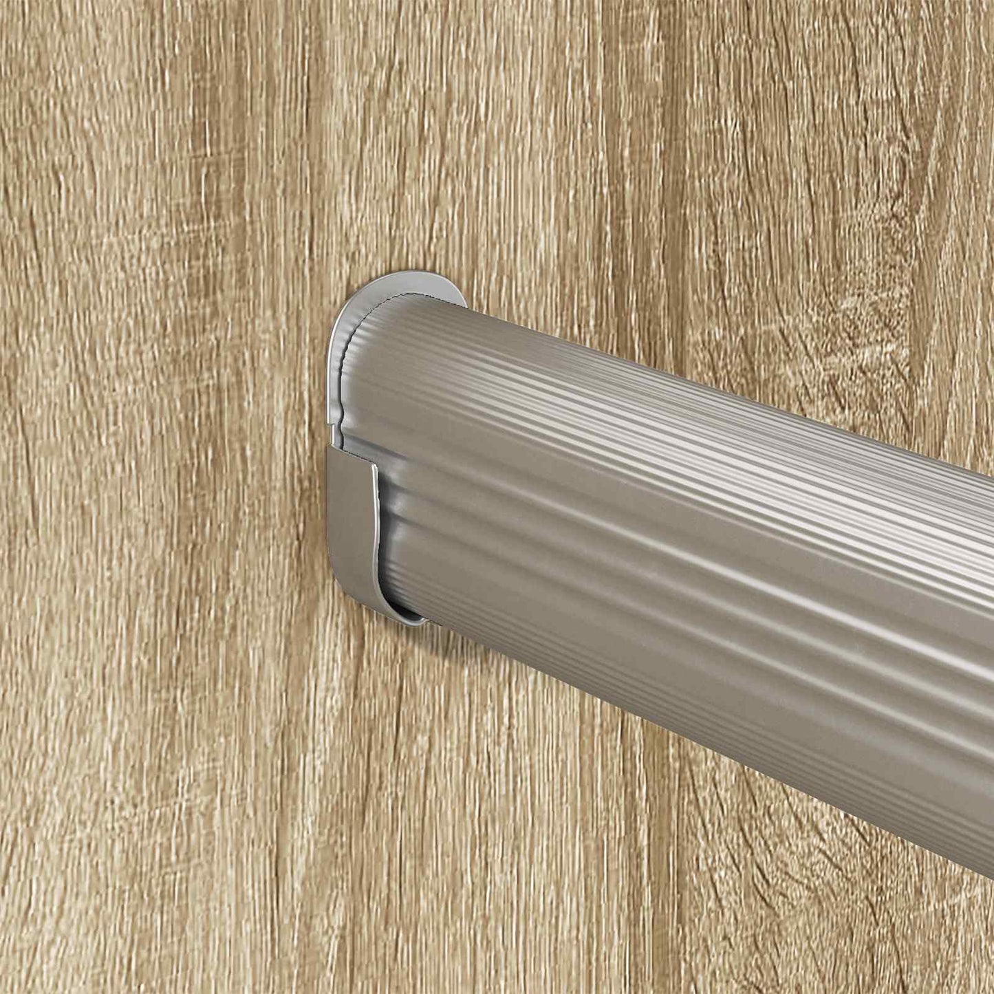 Kleiderstange 12 stk. Silber 464 x 15 x 29 mm
