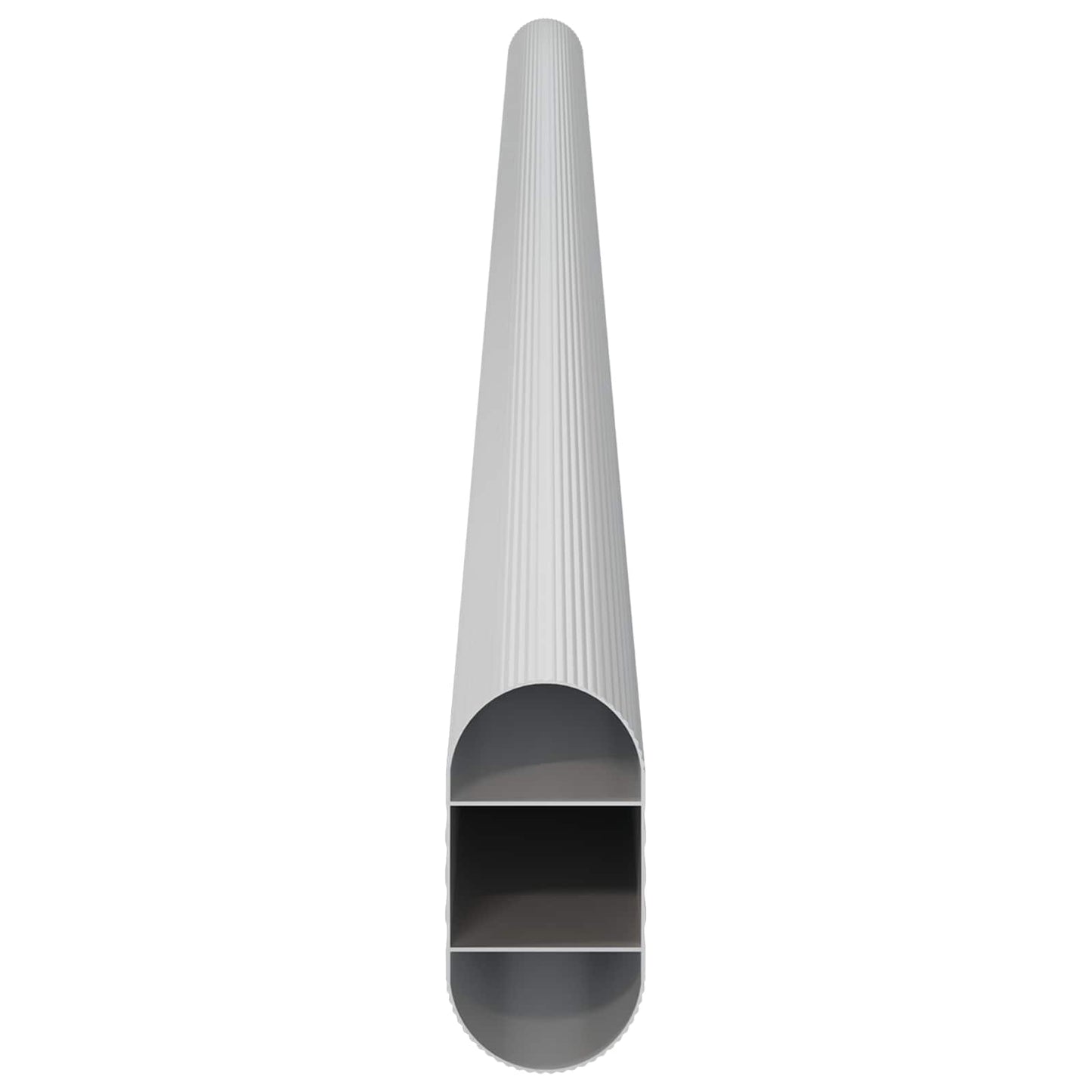 Kleiderstange 12 stk. Silber 472 x 15 x 29 mm