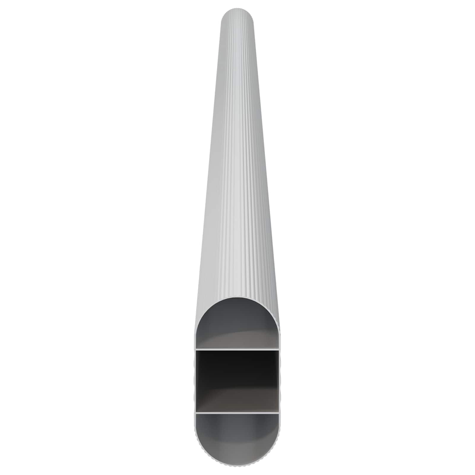 Kleiderstange 12 stk. Silber 472 x 15 x 29 mm