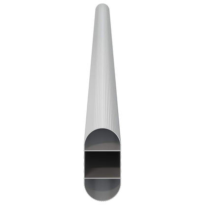 Kleiderstange 12 stk. Silber 472 x 15 x 29 mm