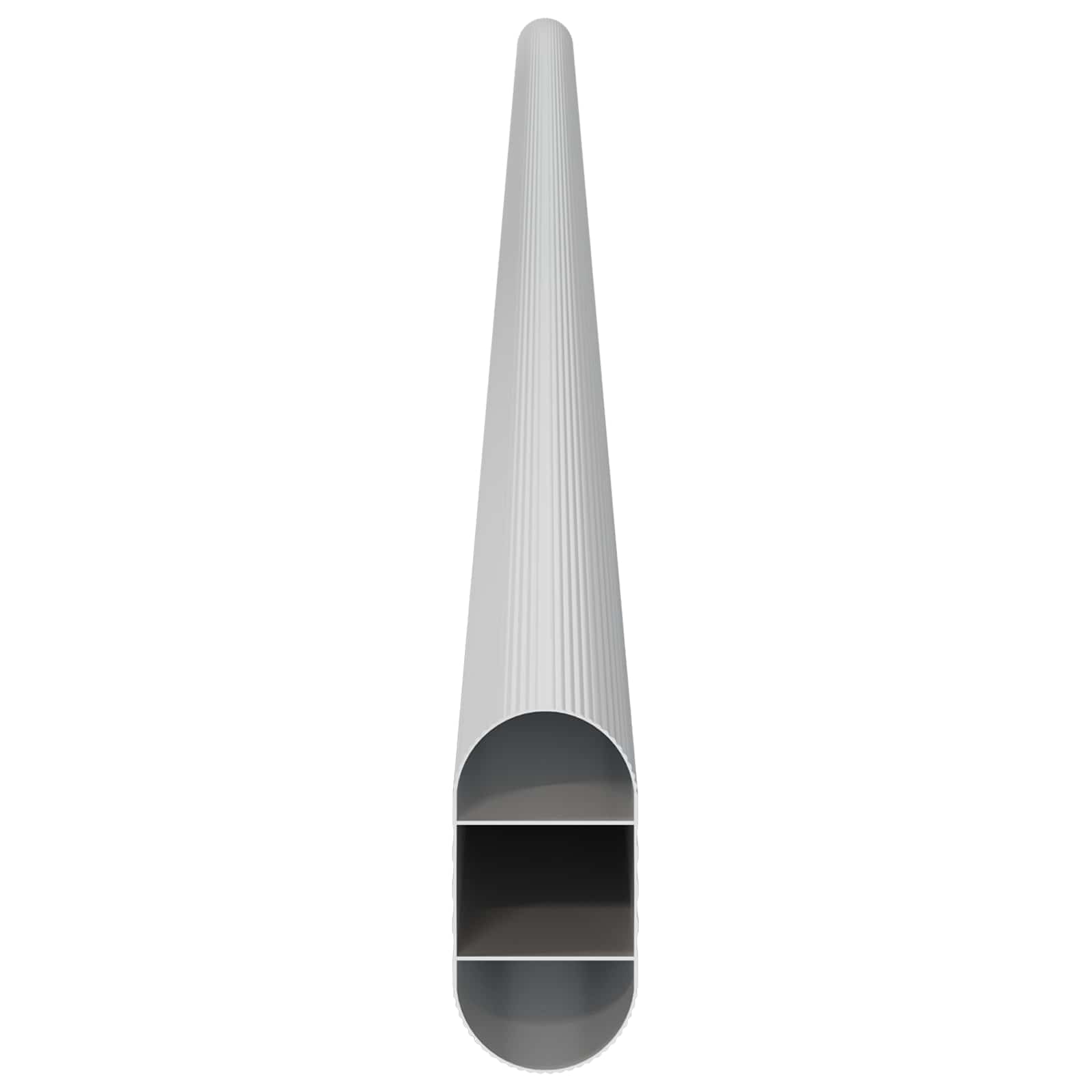 Kleiderstange 12 stk. Silber 664 x 15 x 29 mm