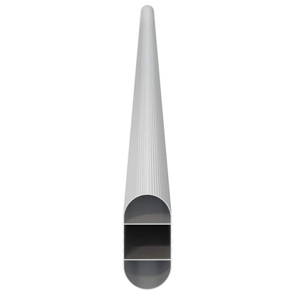 Kleiderstange 12 stk. Silber 764 x 15 x 29 mm