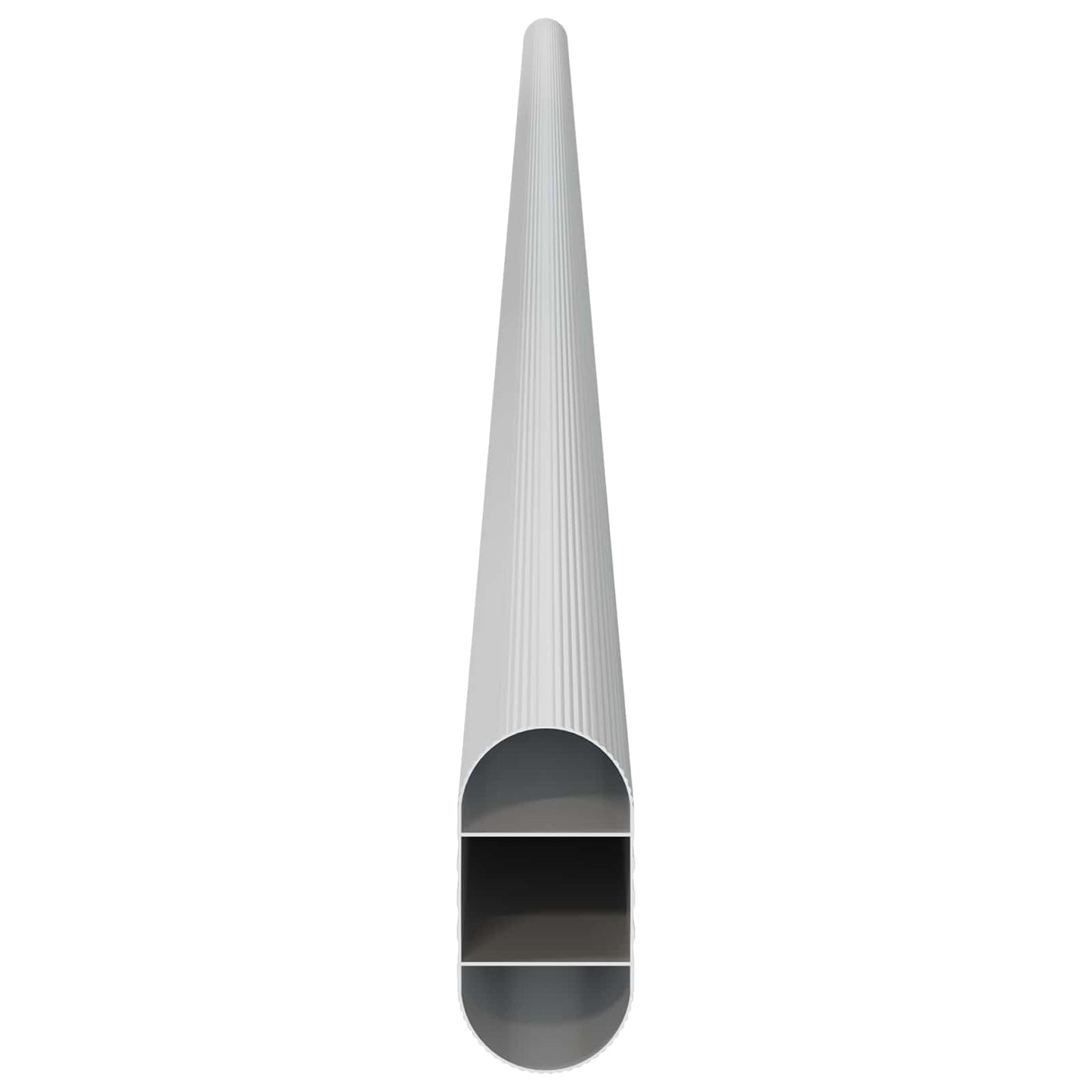 Kleiderstange 12 stk. Silber 864 x 15 x 29 mm