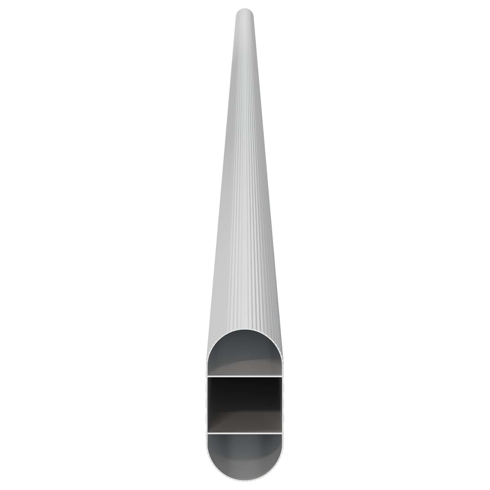 Kleiderstange 12 stk. Silber 964 x 15 x 29 mm