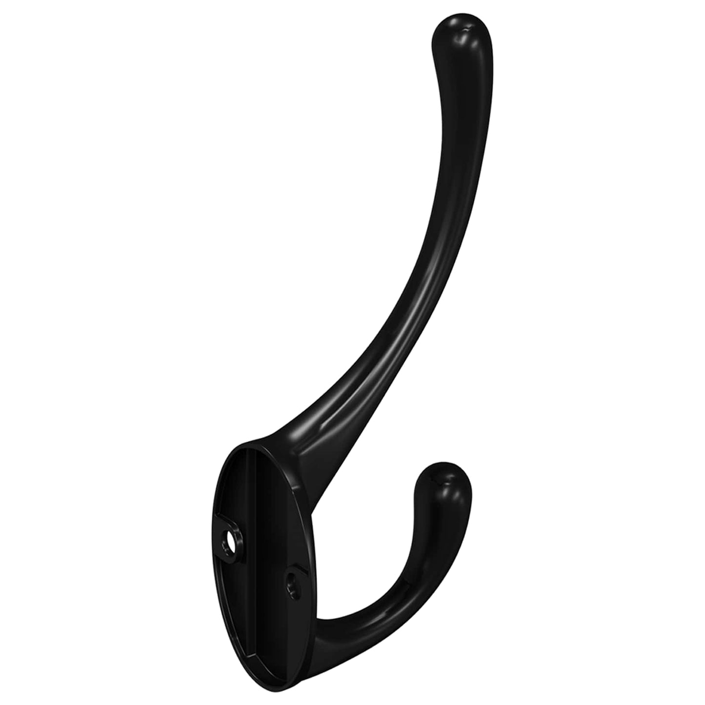 Kleiderhaken 346 stk. Schwarz 102 x 29 x 47mm Zinklegierung