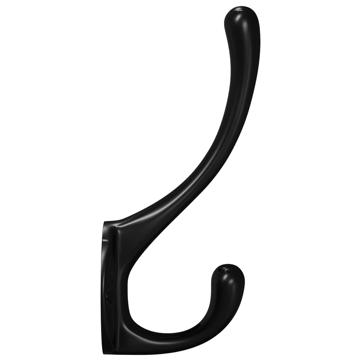 Kleiderhaken 346 stk. Schwarz 102 x 29 x 47mm Zinklegierung