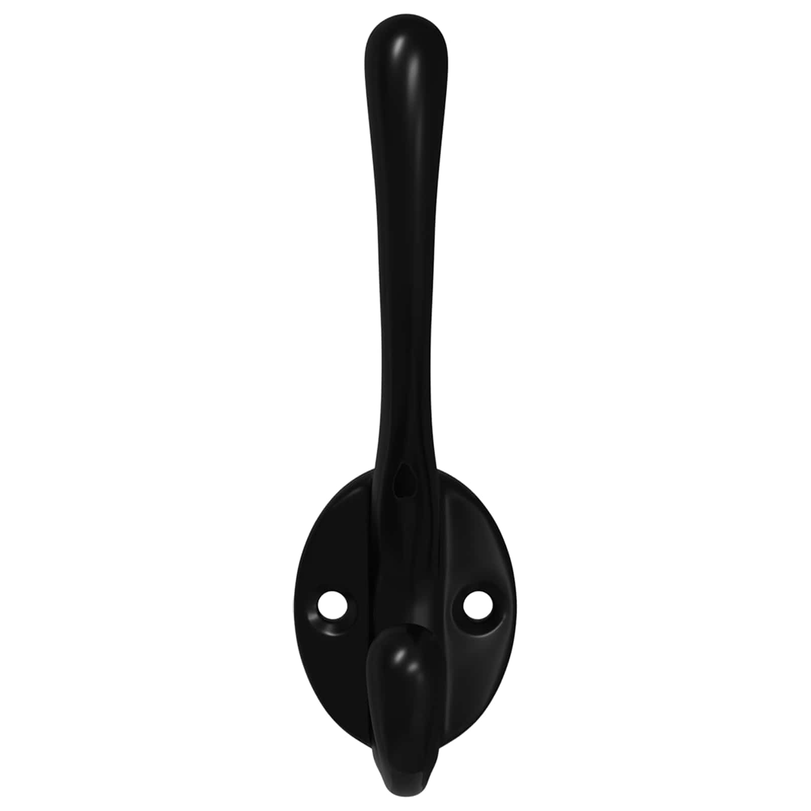 Kleiderhaken 346 stk. Schwarz 102 x 29 x 47mm Zinklegierung