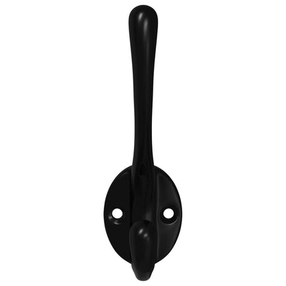 Kleiderhaken 346 stk. Schwarz 102 x 29 x 47mm Zinklegierung
