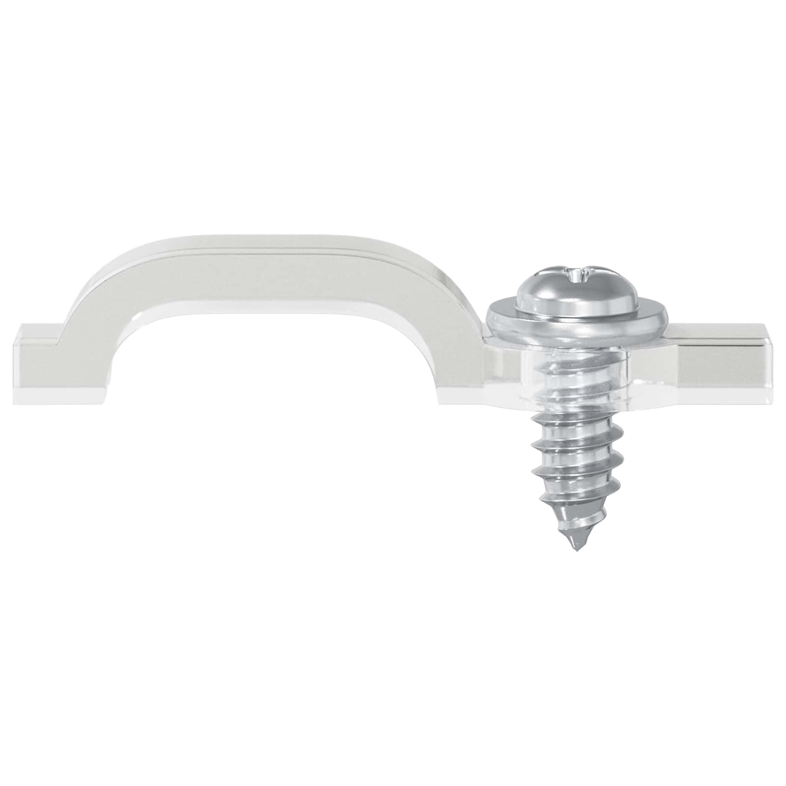 LED Streifen Clips 23,8 mm 12 stk. Transparent