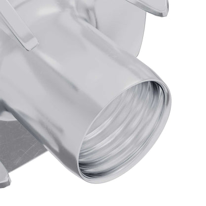 Stift-T-Nuss 2 stk. Silber M6 mm Stahl