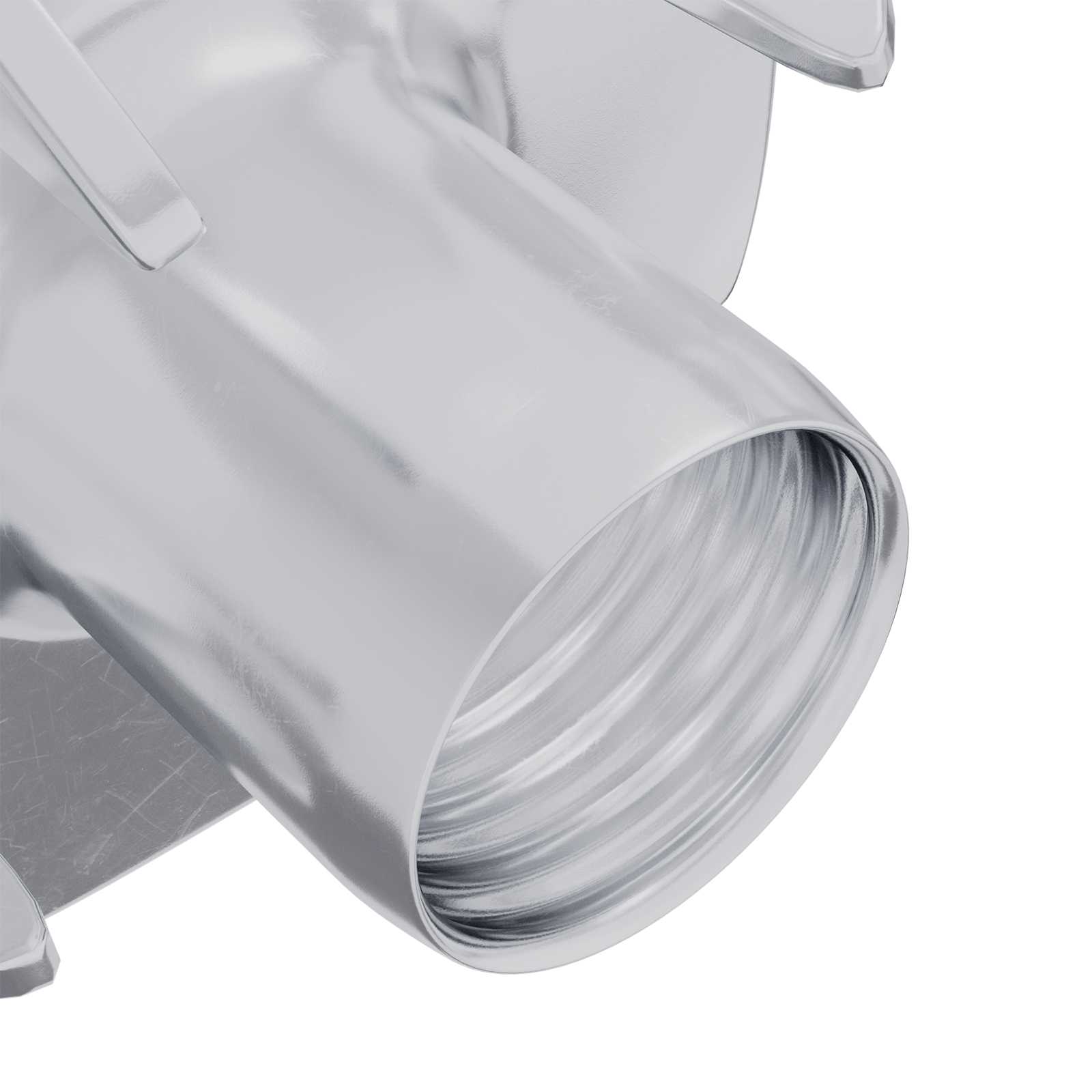 Stift-T-Nuss 12 stk. Silber M6 mm Stahl
