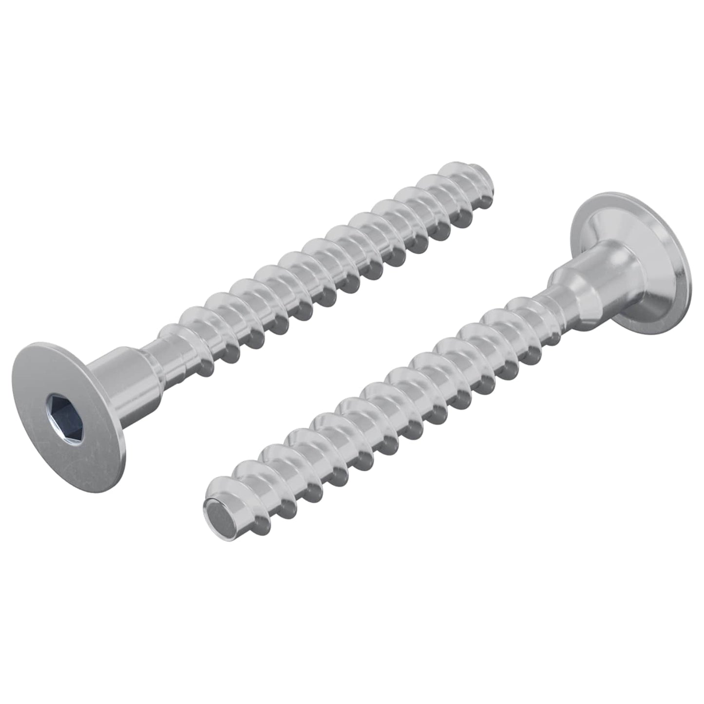 Schraube 2 stk. Zink-beschichtet 5 x 40 mm Eisen