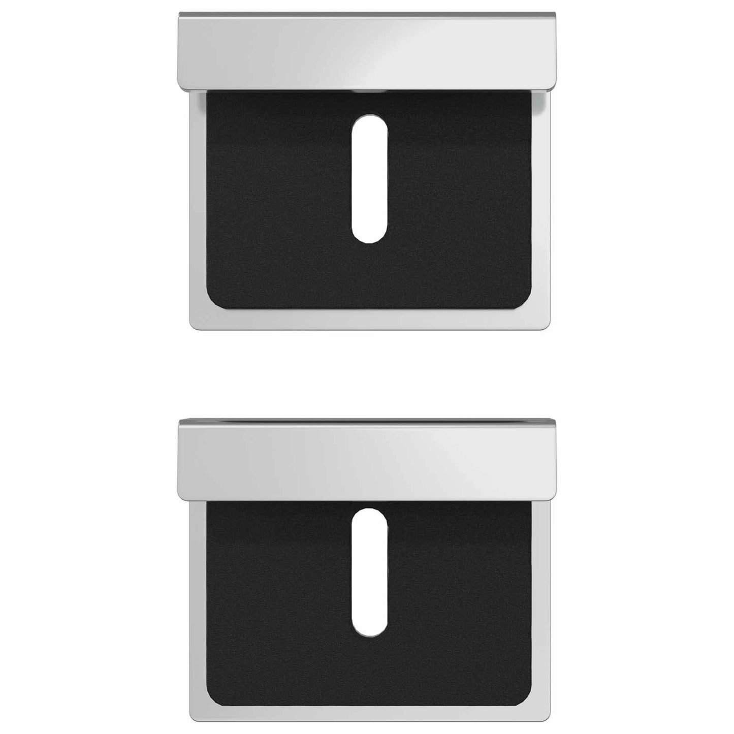 Spiegel Halterungsbracket 340 Nickel 35 x 30 x 8,3 mm Stahl