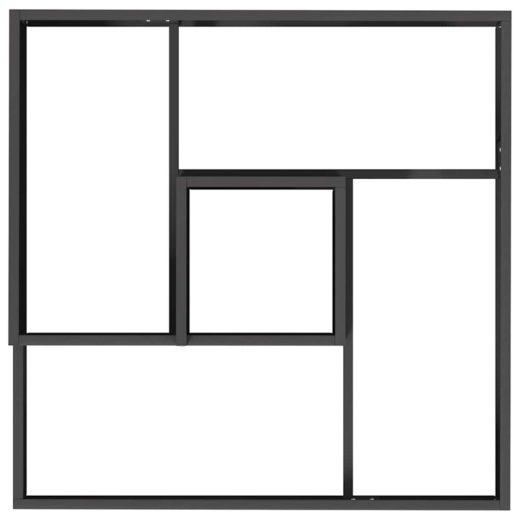 Garten-Pflanzgefäß Schwarz 80 x 80 x 50 cm Kaltgewalzter Stahl