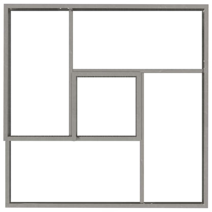 Garten-Pflanzgefäß Silber 80 x 80 x 50 cm Edelstahl