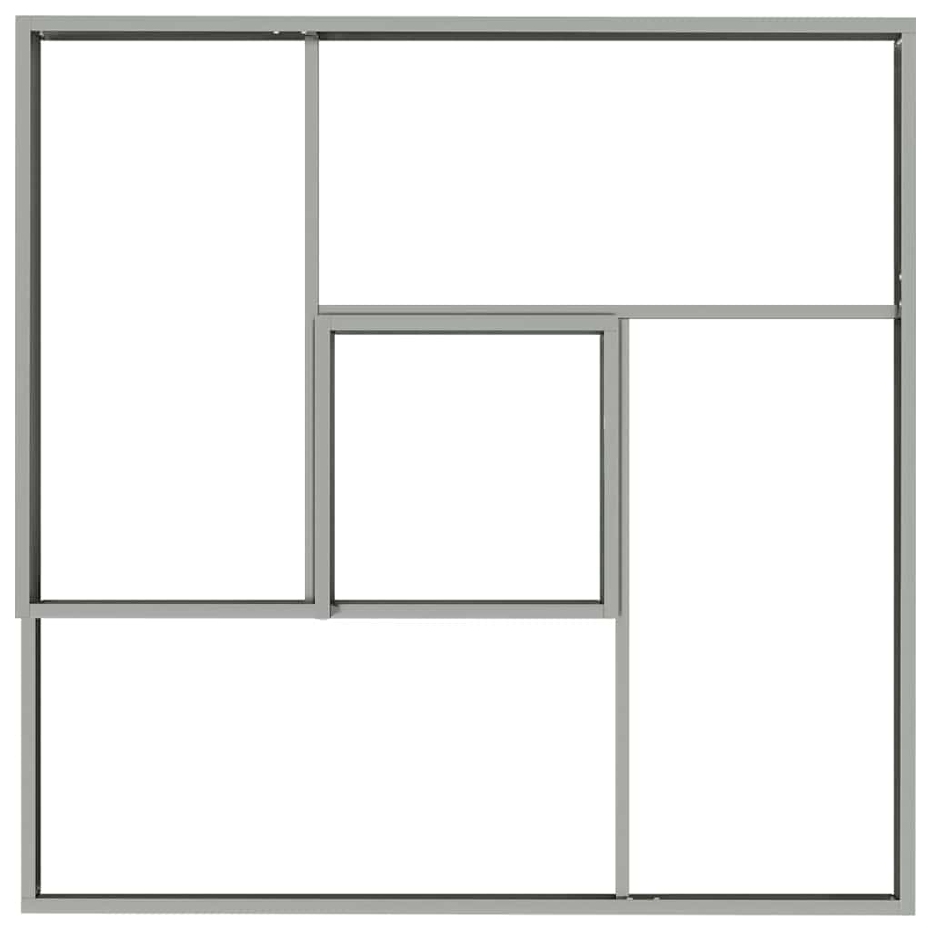 Garten-Pflanzgefäß Silber 100 x 100 x 50 cm Verzinkter Stahl