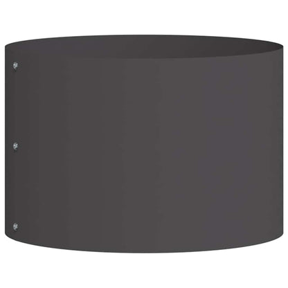 Pflanzenring Schwarz 30 x 30 x 20 cm Kaltgewalzter Stahl