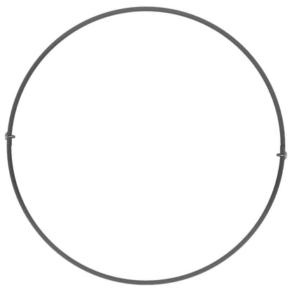 Pflanzenring Schwarz 30 x 30 x 20 cm Kaltgewalzter Stahl