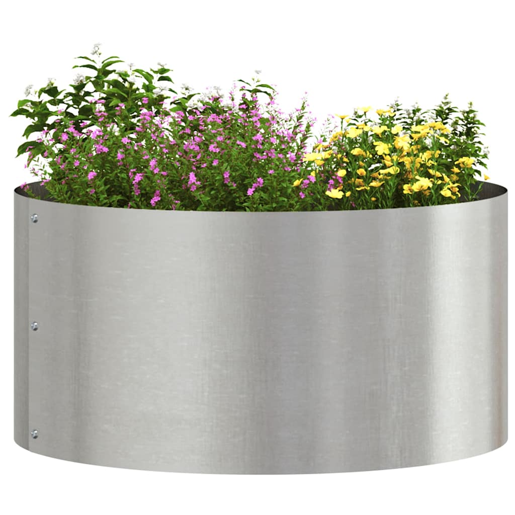 Pflanzenring 5 Stk. Silber 40 x 40 x 20 cm Edelstahl