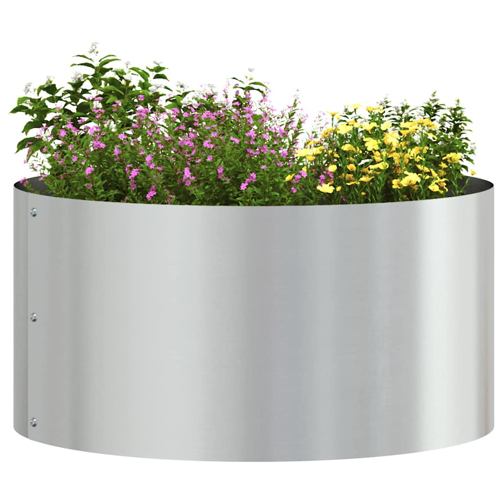Pflanzenring 5 Stk. Silber 40 x 40 x 20 cm Verzinkter Stahl