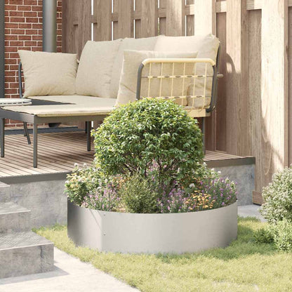 Pflanzenring Silber 80 x 80 x 20 cm Edelstahl