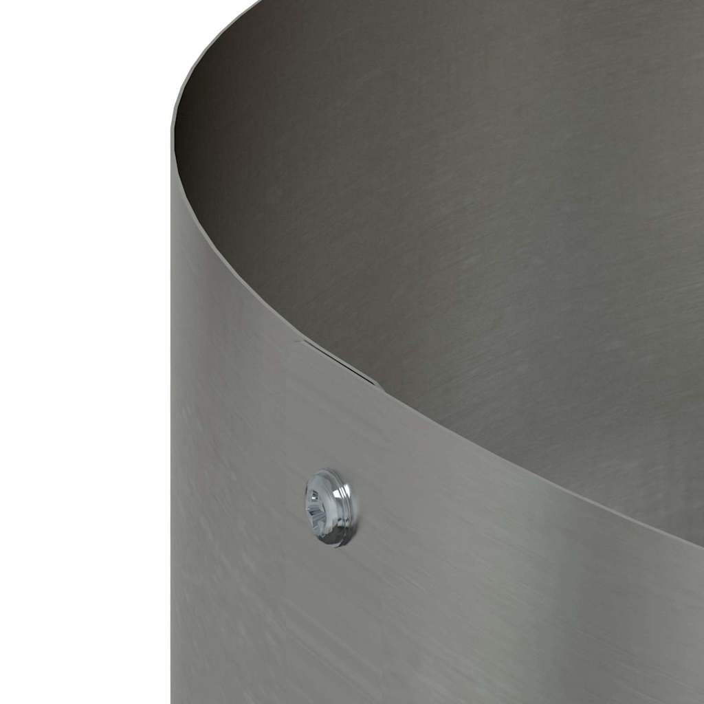 Pflanzenring 5 Stk. Silber 80 x 80 x 20 cm Edelstahl