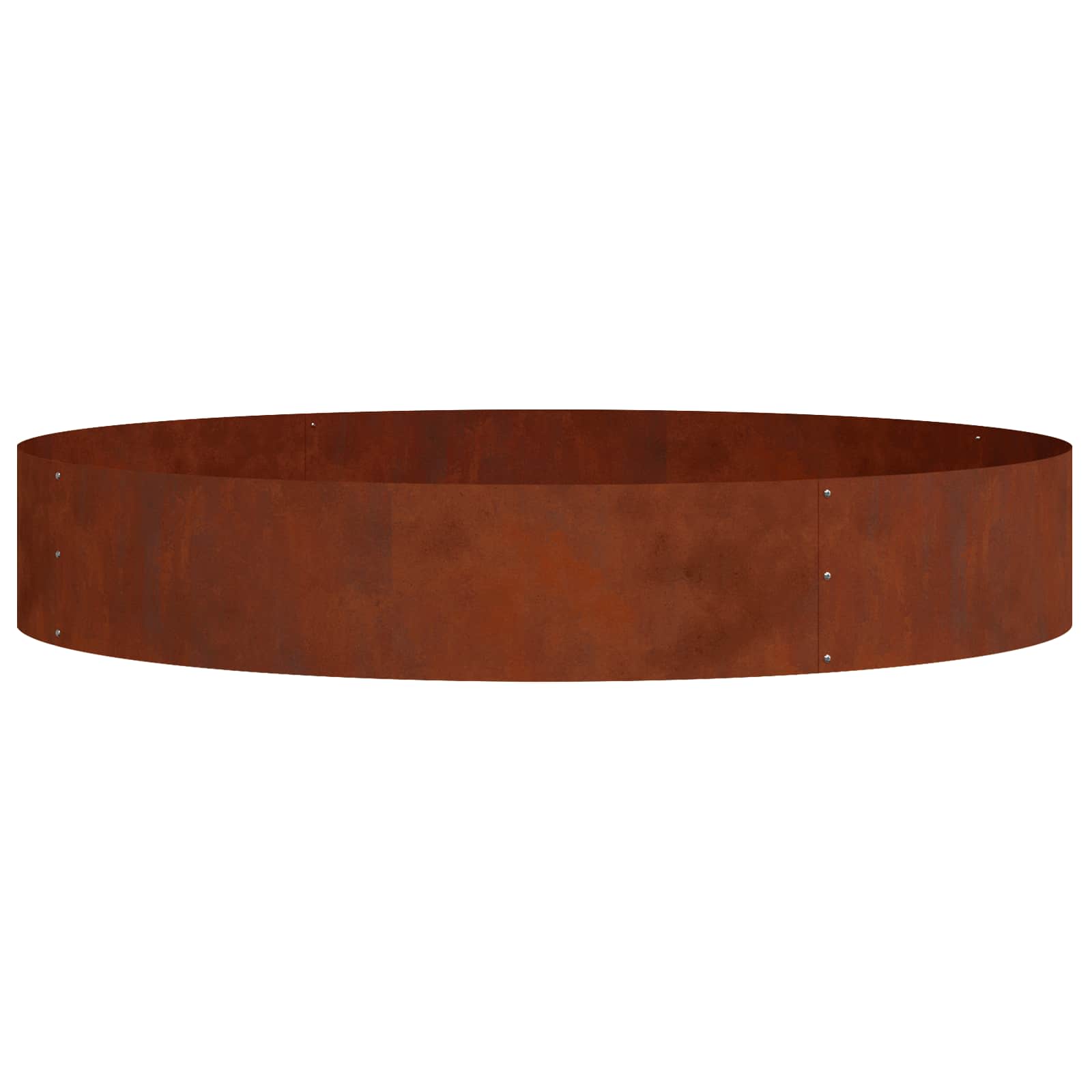 Pflanzenring Rostig 120 x 120 x 20 cm Wetterfeststahl