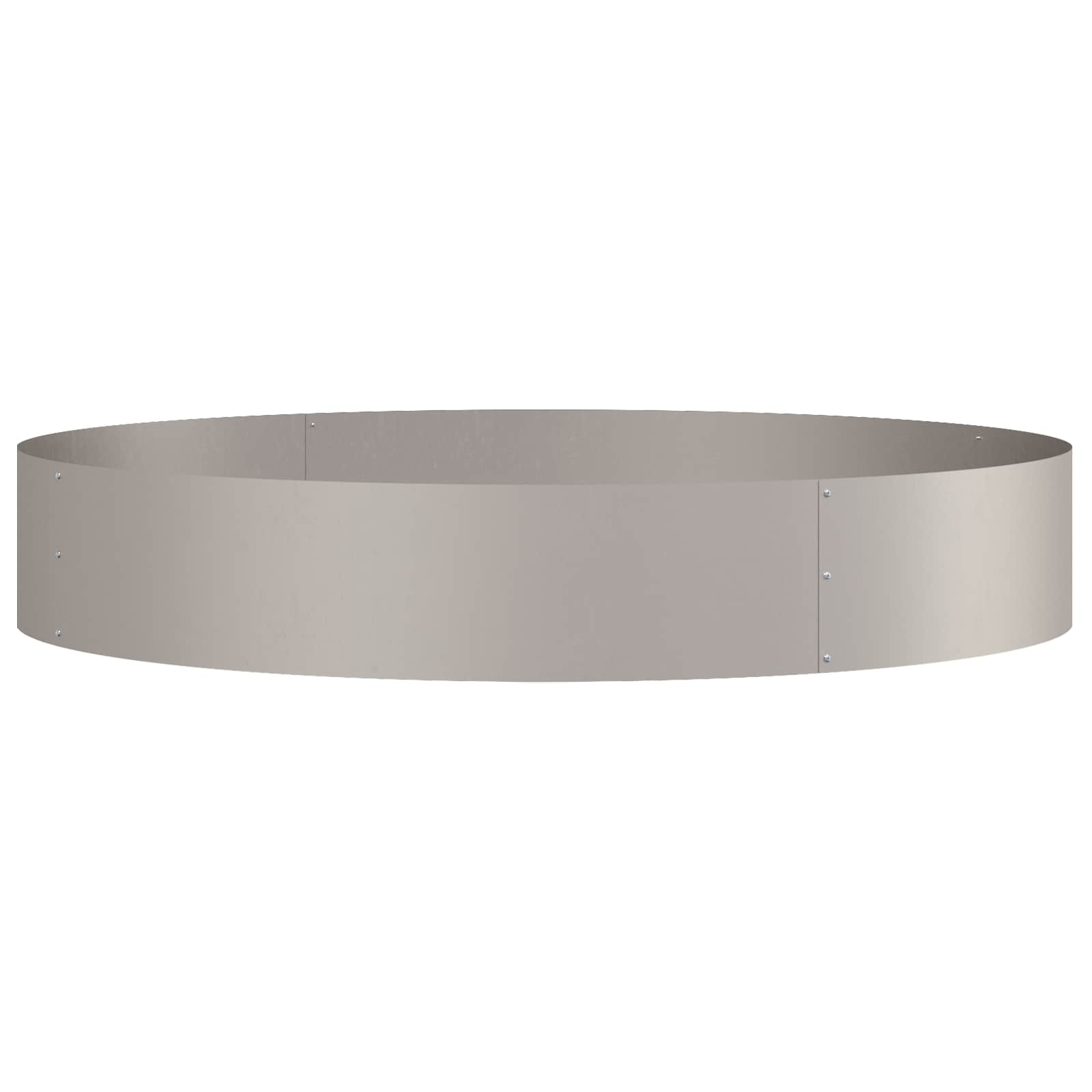 Pflanzenring Rostig 120 x 120 x 20 cm Wetterfeststahl