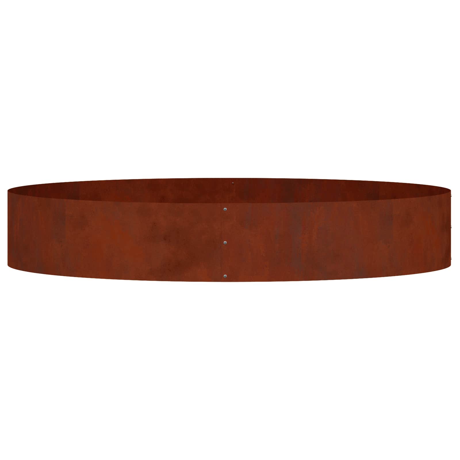 Pflanzenring Rostig 120 x 120 x 20 cm Wetterfeststahl