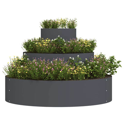 Garten-Pflanzgefäß Anthrazit 90 x 90 x 20 cm