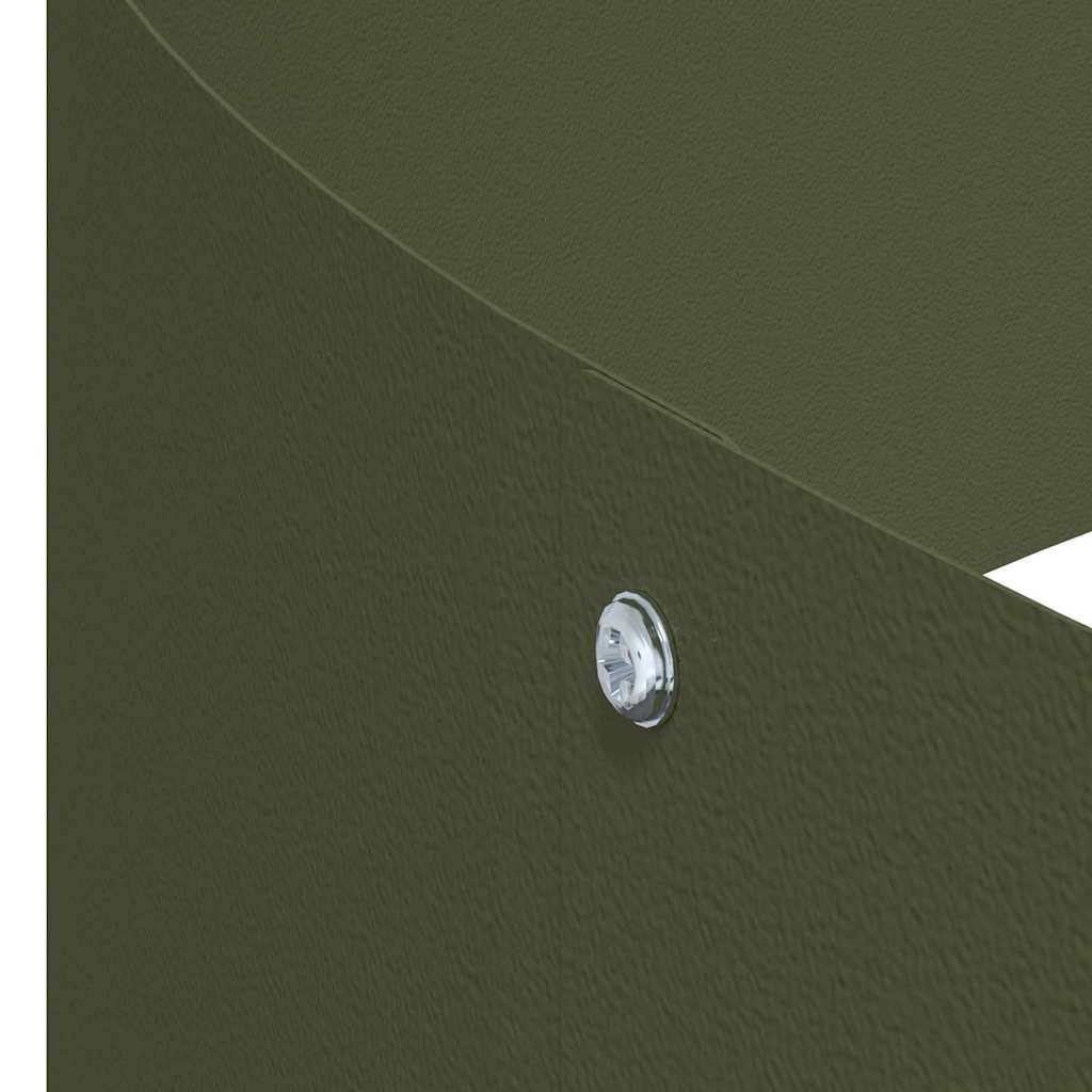 Garten-Pflanzgefäß Olive Grün 90 x 90 x 20 cm