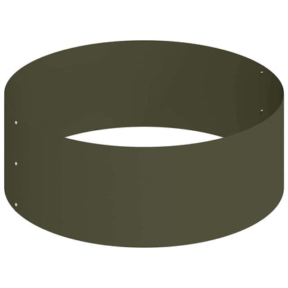 Garten-Pflanzgefäß Olive Grün 90 x 90 x 20 cm