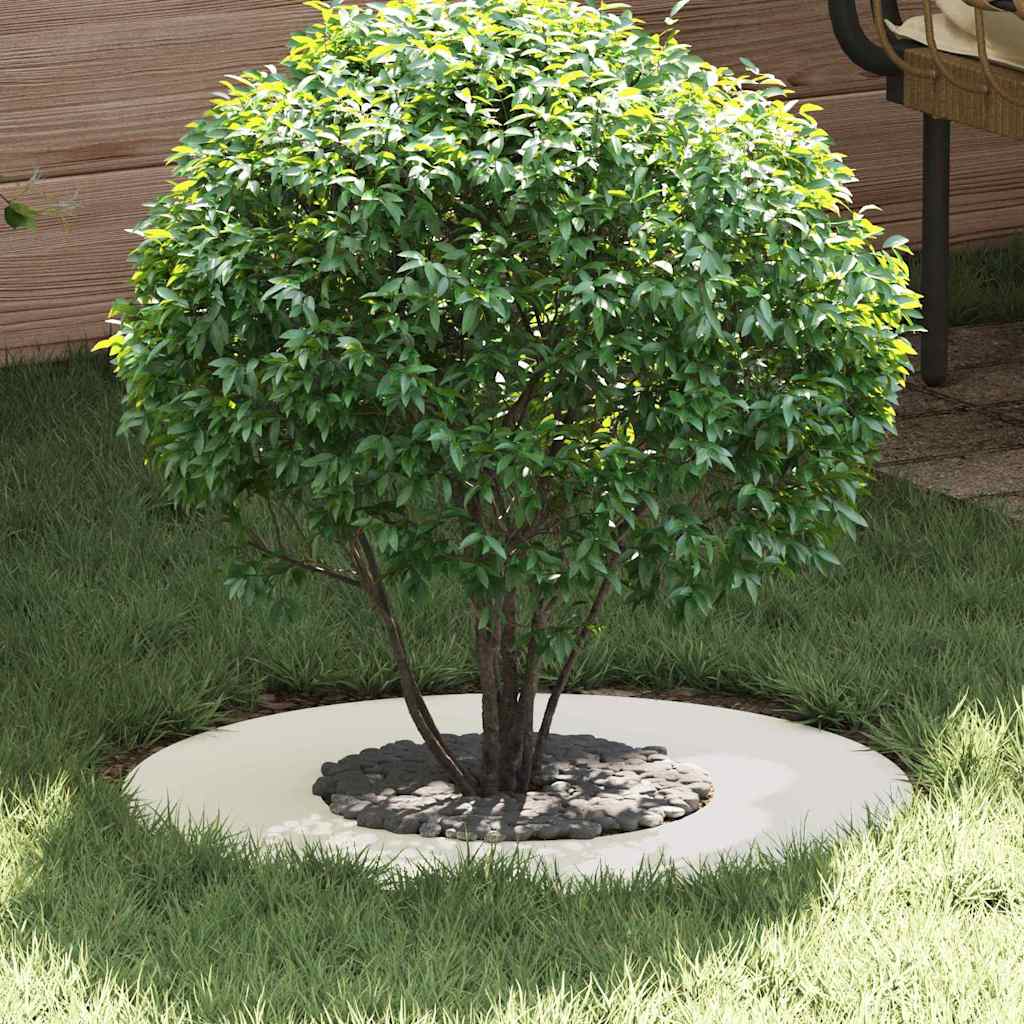 geeignet für flache Baumringe 5 Stk. Weiß Ø30/60 cm Stahl
