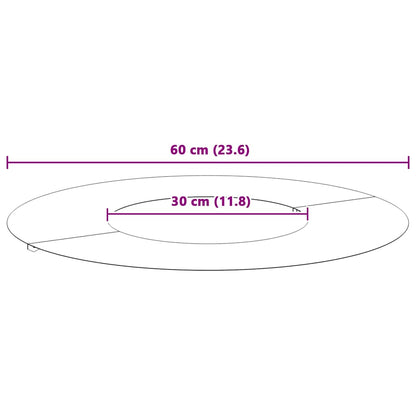 geeignet für flache Baumringe 5 Stk. Weiß Ø30/60 cm Stahl