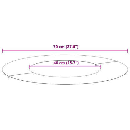 geeignet für flachen Baumring Rostig Ø40/70 cm