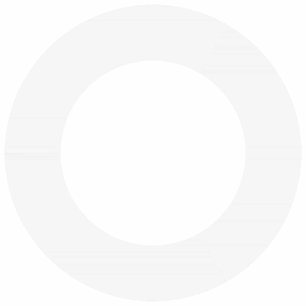 geeignet für flachen Baumring Weiß Ø50/80 cm Stahl