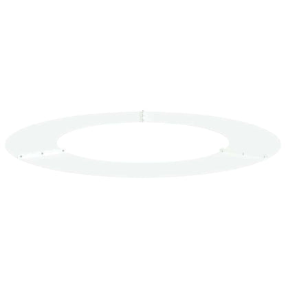 geeignet für flache Baumringe 5 Stk. Weiß Ø50/80 cm Stahl