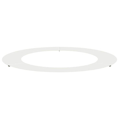 geeignet für flachen Baumring Weiß Ø60/90 cm Stahl