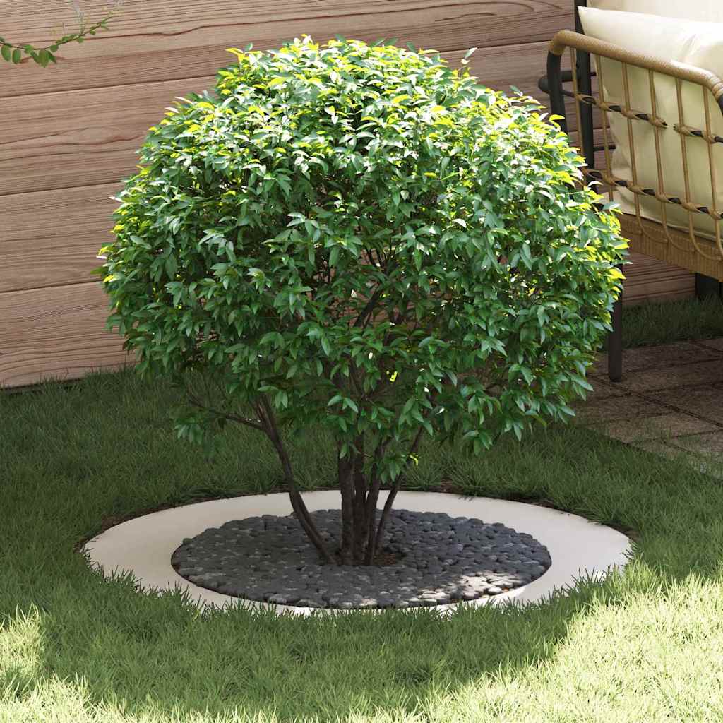 geeignet für flache Baumringe 5 Stk. Weiß Ø60/90 cm Stahl