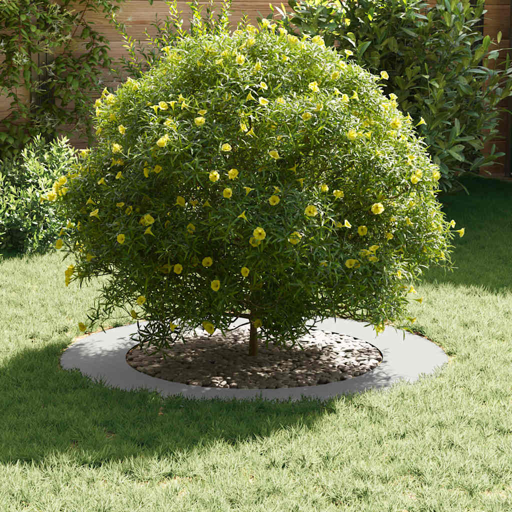 geeignet für flache Baumringe 5 Stk. Weiß Ø60/90 cm Stahl