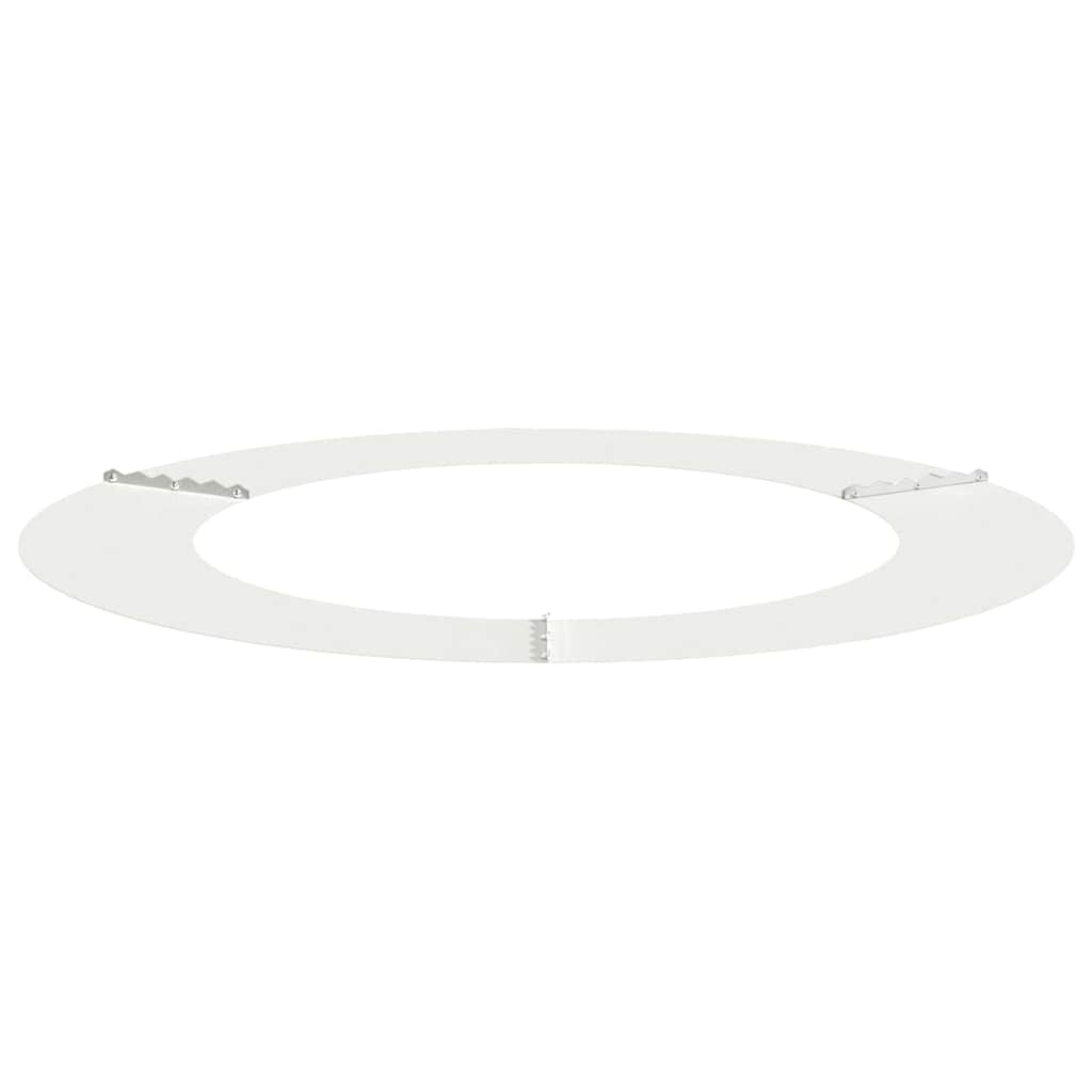 geeignet für flache Baumringe 5 Stk. Weiß Ø60/90 cm Stahl
