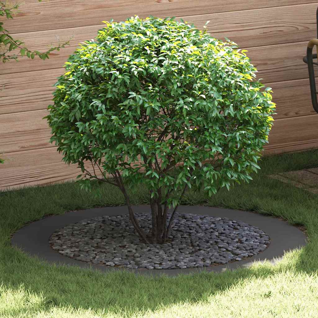 geeignet für flache Baumringe 5 Stk. Schwarz Ø90/120 cm Stahl