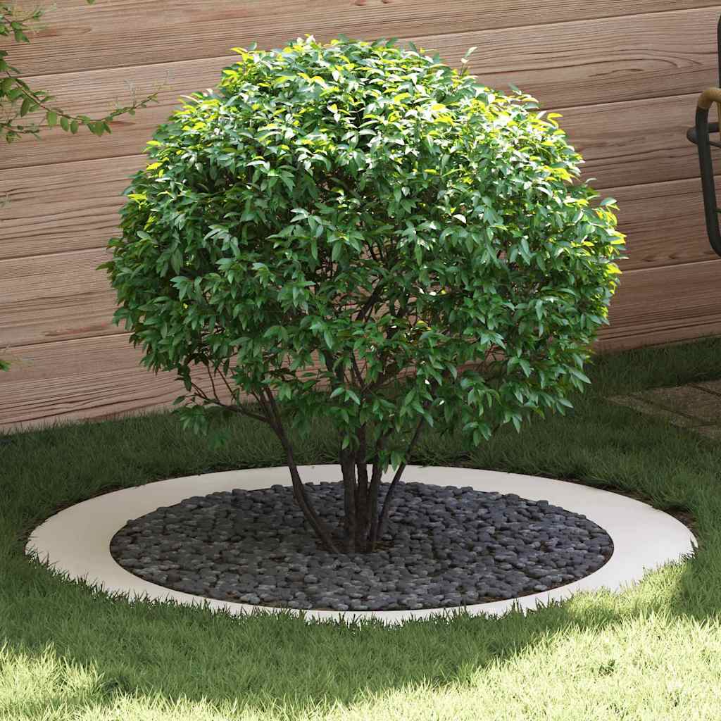 geeignet für flache Baumringe 5 Stk. Weiß Ø90/120 cm Stahl