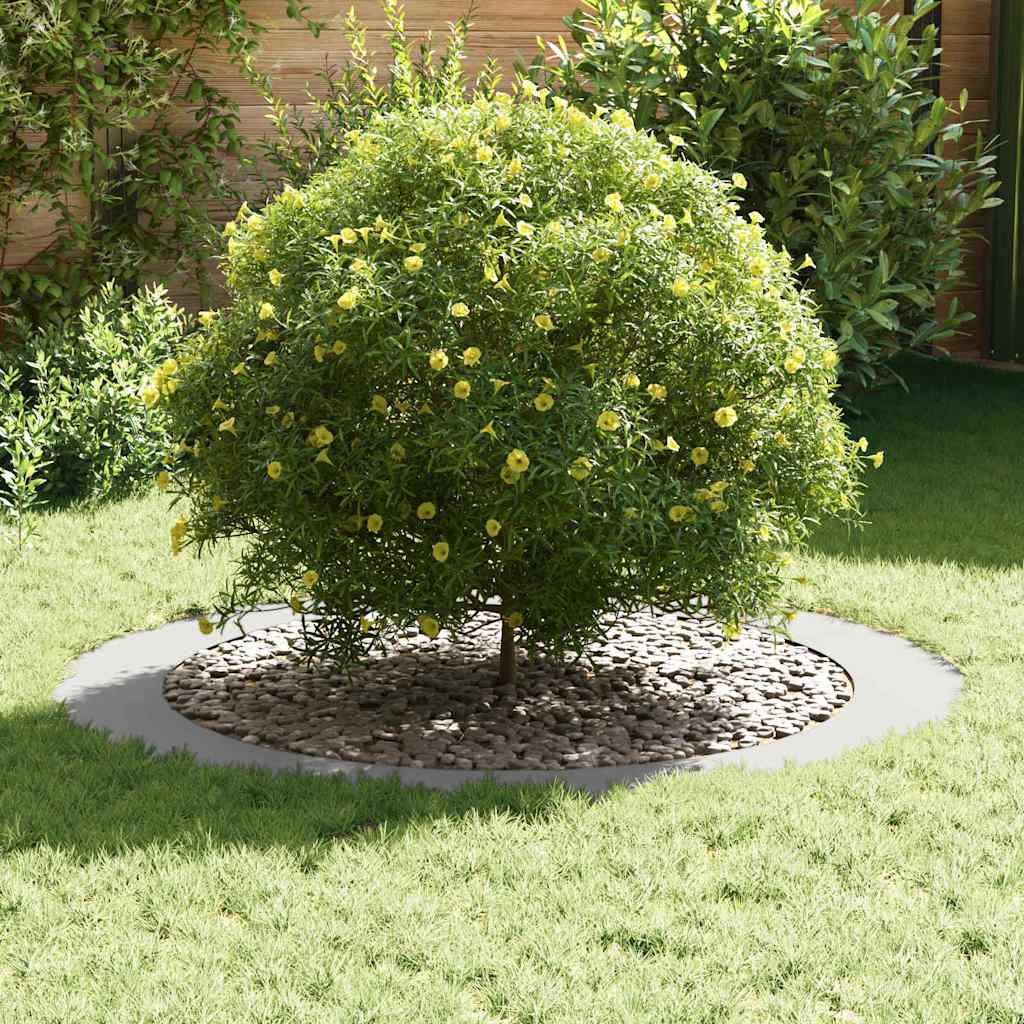 geeignet für flache Baumringe 5 Stk. Weiß Ø90/120 cm Stahl