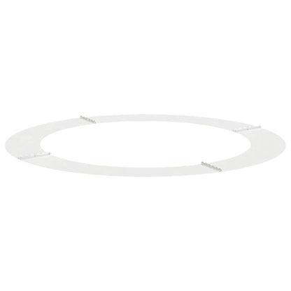 geeignet für flache Baumringe 5 Stk. Weiß Ø90/120 cm Stahl