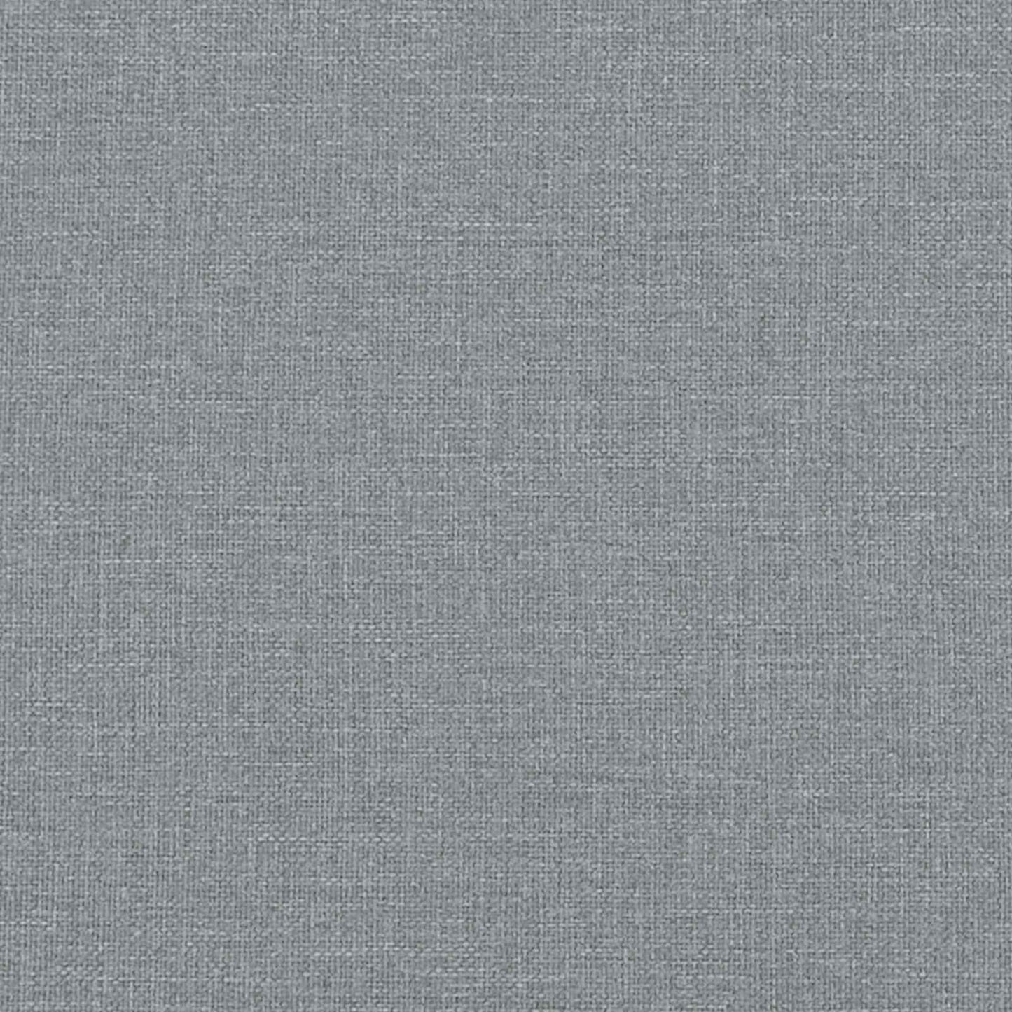 Hoher Rücken Sofa 101cm Hellgrau Stoff