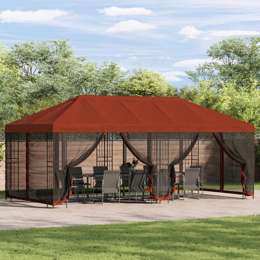6 x 3 m Terrakotta Polyester und Stahl 190