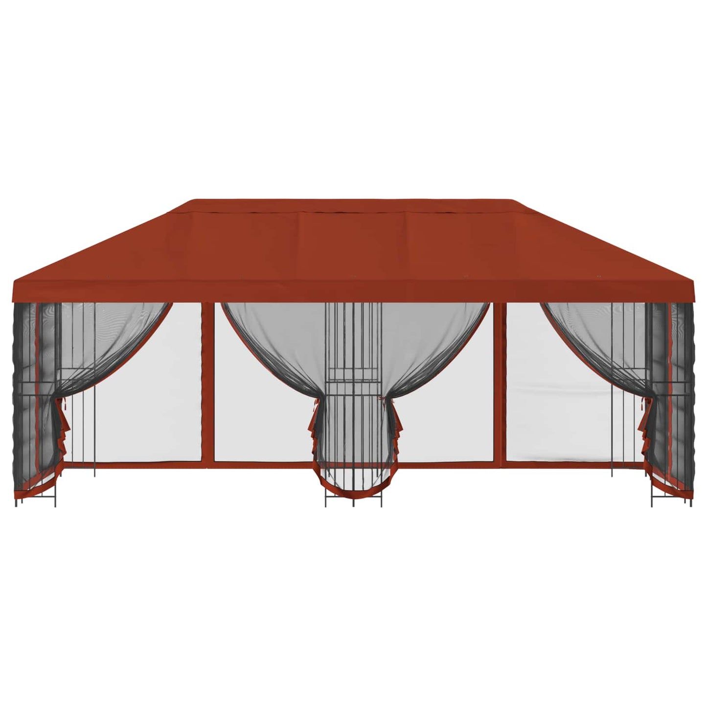6 x 3 m Terrakotta Polyester und Stahl 190