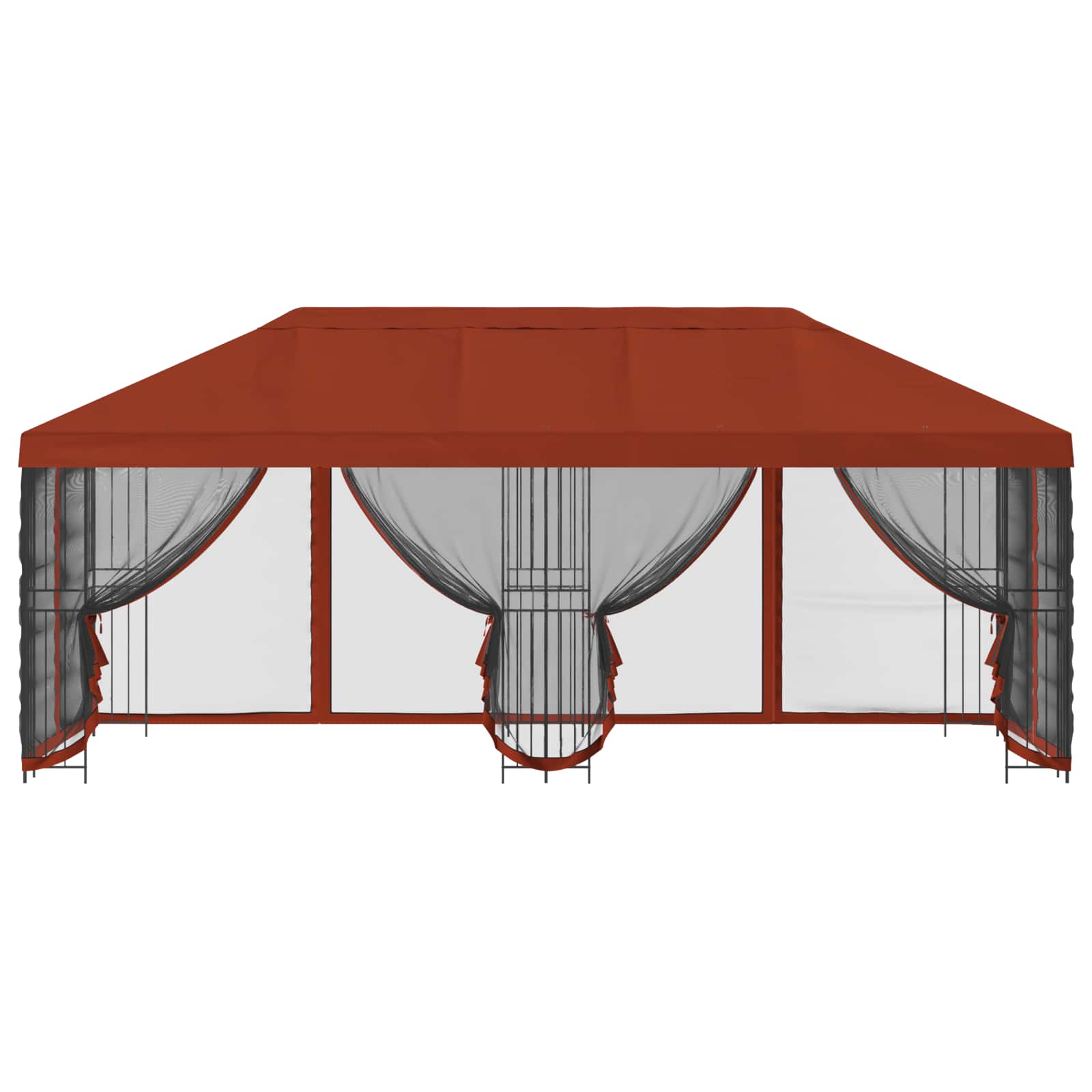 6 x 3 m Terrakotta Polyester und Stahl 190